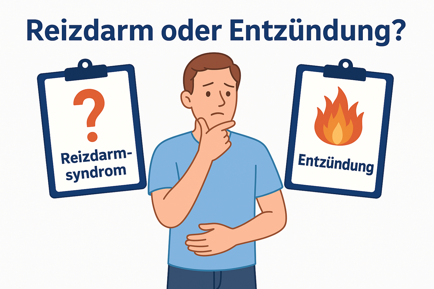 Reizdarm oder Entzündung in Darm