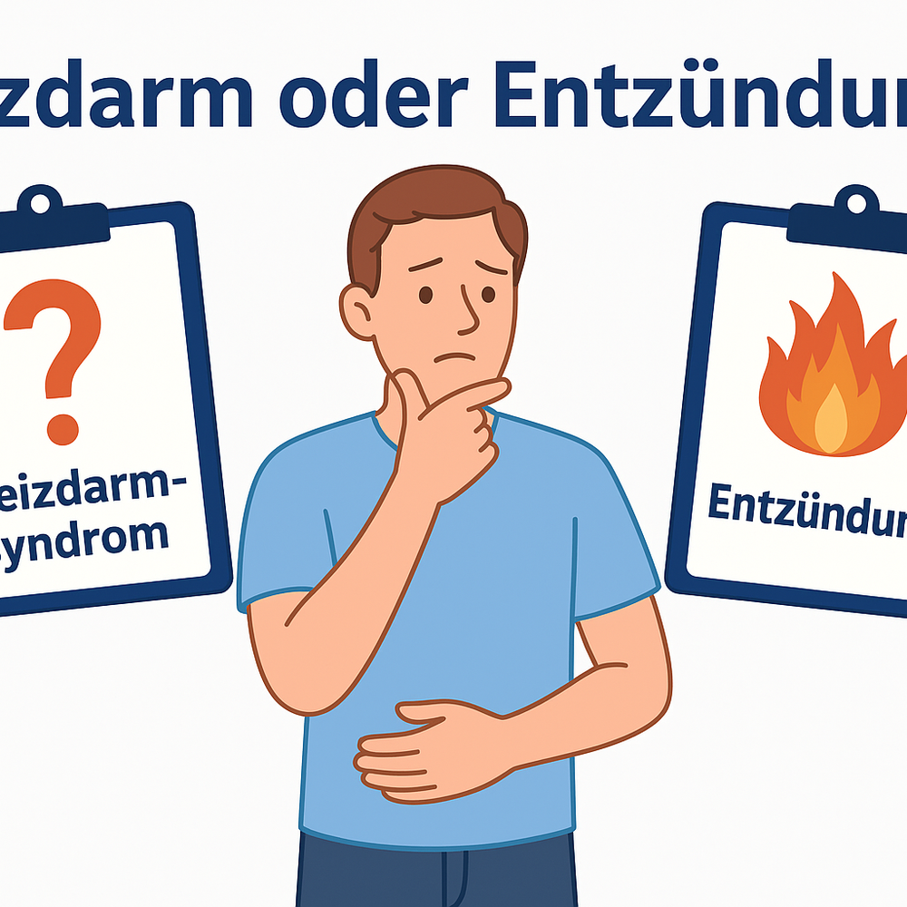 Reizdarm oder Entzündung in Darm